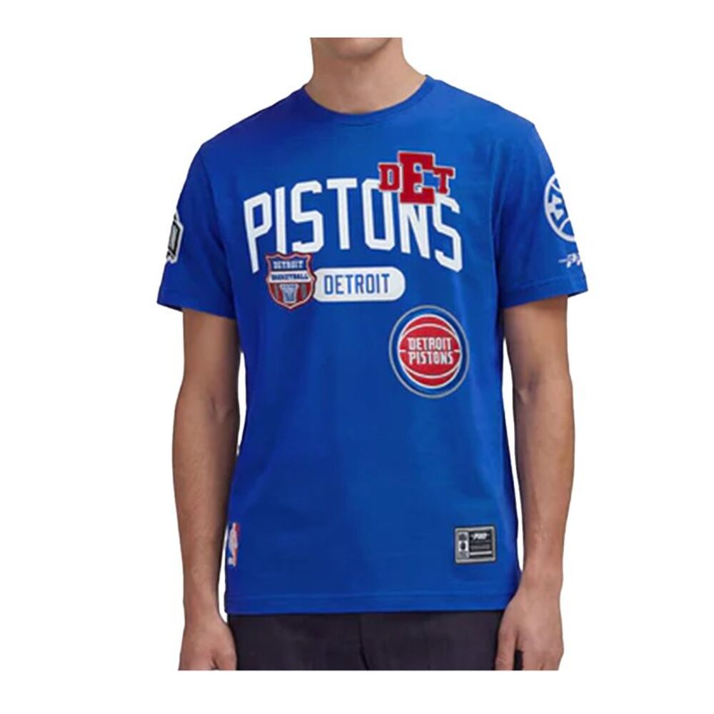Pro Standard New York Yankees NBA Crew Neck T-Shirt Letterman SJ Mens Blue